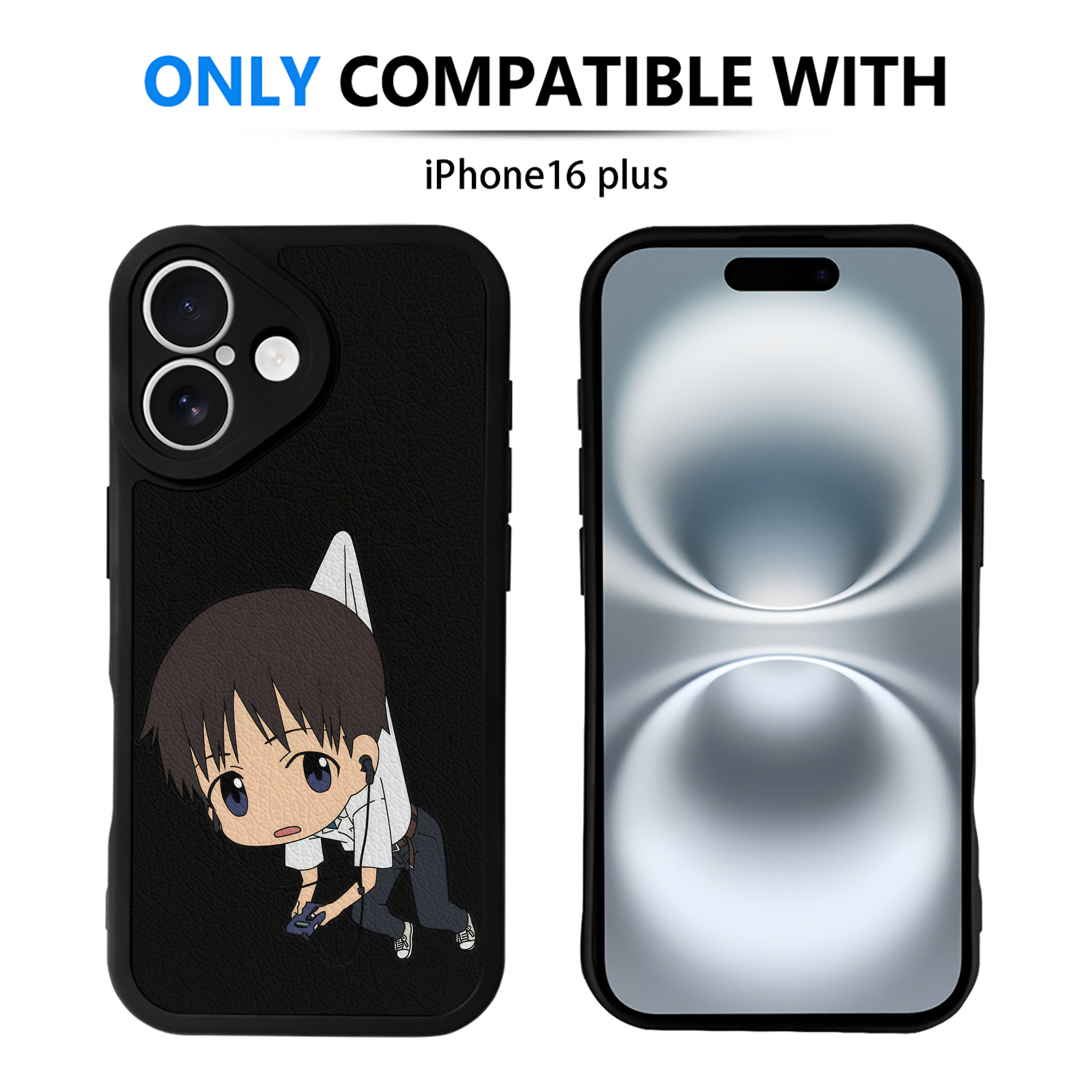 （画像用） EVA 新世紀エヴァンゲリオン 【iPhone 16シリーズ対応】シリコンスマホケース（レザー調） 材質：シリコン